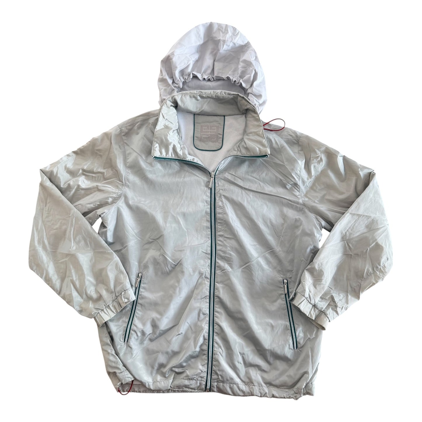 Givenchy Packaway Hood Windbreaker Jacket, Large