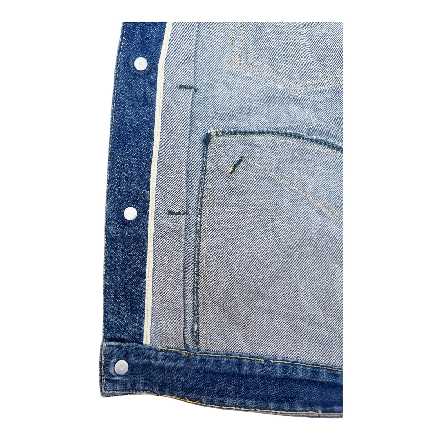 Vintage Penney's Foremost 1960s Selvedge Denim Four Pocket Jacket, Medium