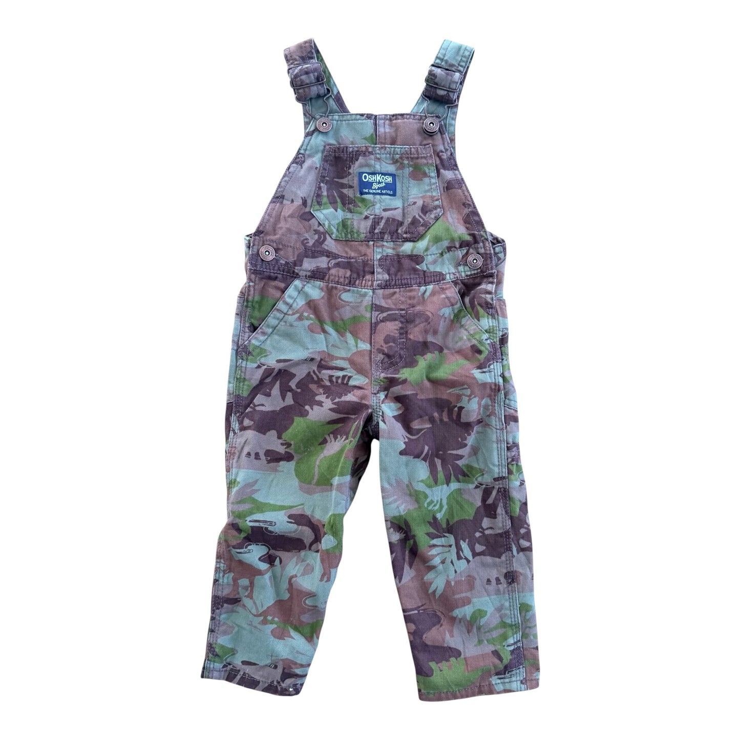 Kids OshKosh B'gosh Camo Overalls, 12 Months