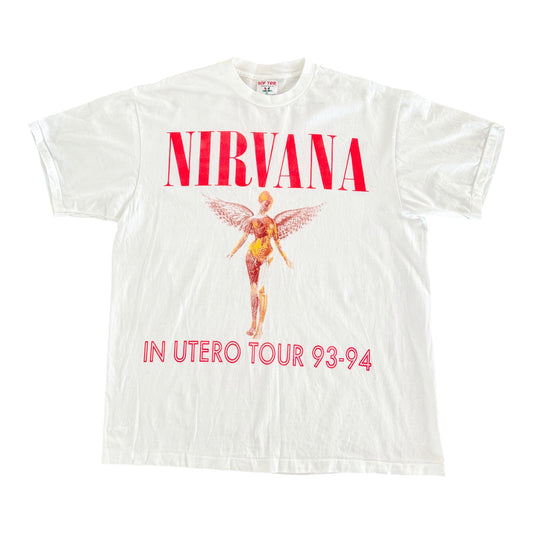 Nirvana In Utero Tour 93-94 Band T-Shirt size XL
