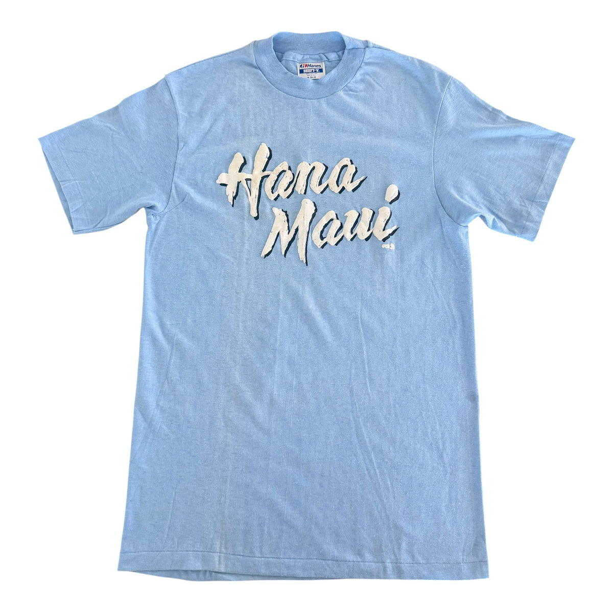 Vintage 1980s Hana Maui Hawaii Hanes Beefy-T T-Shirt, Medium