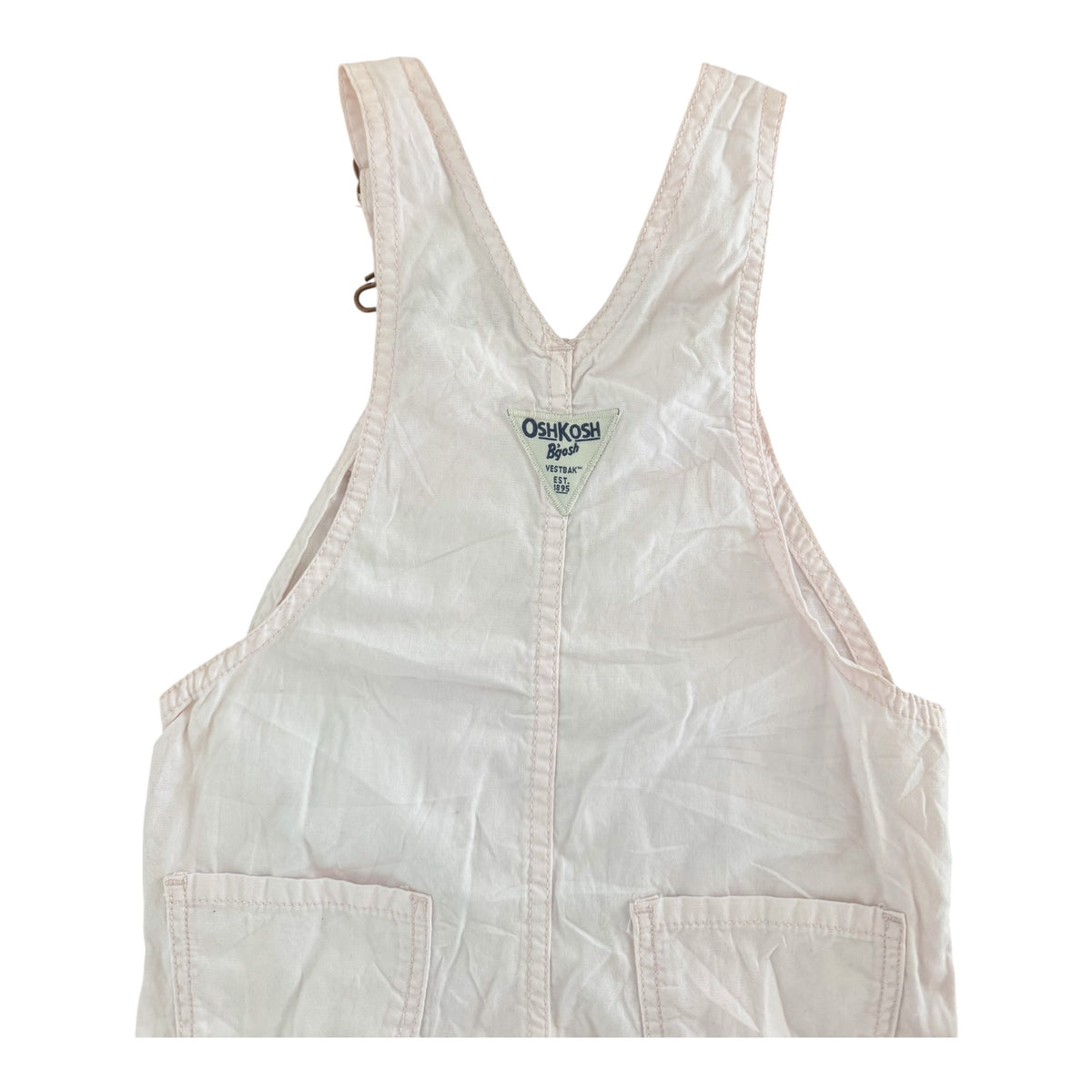 Kids OshKosh B'gosh Baby Pink Short Overalls, 3 Years