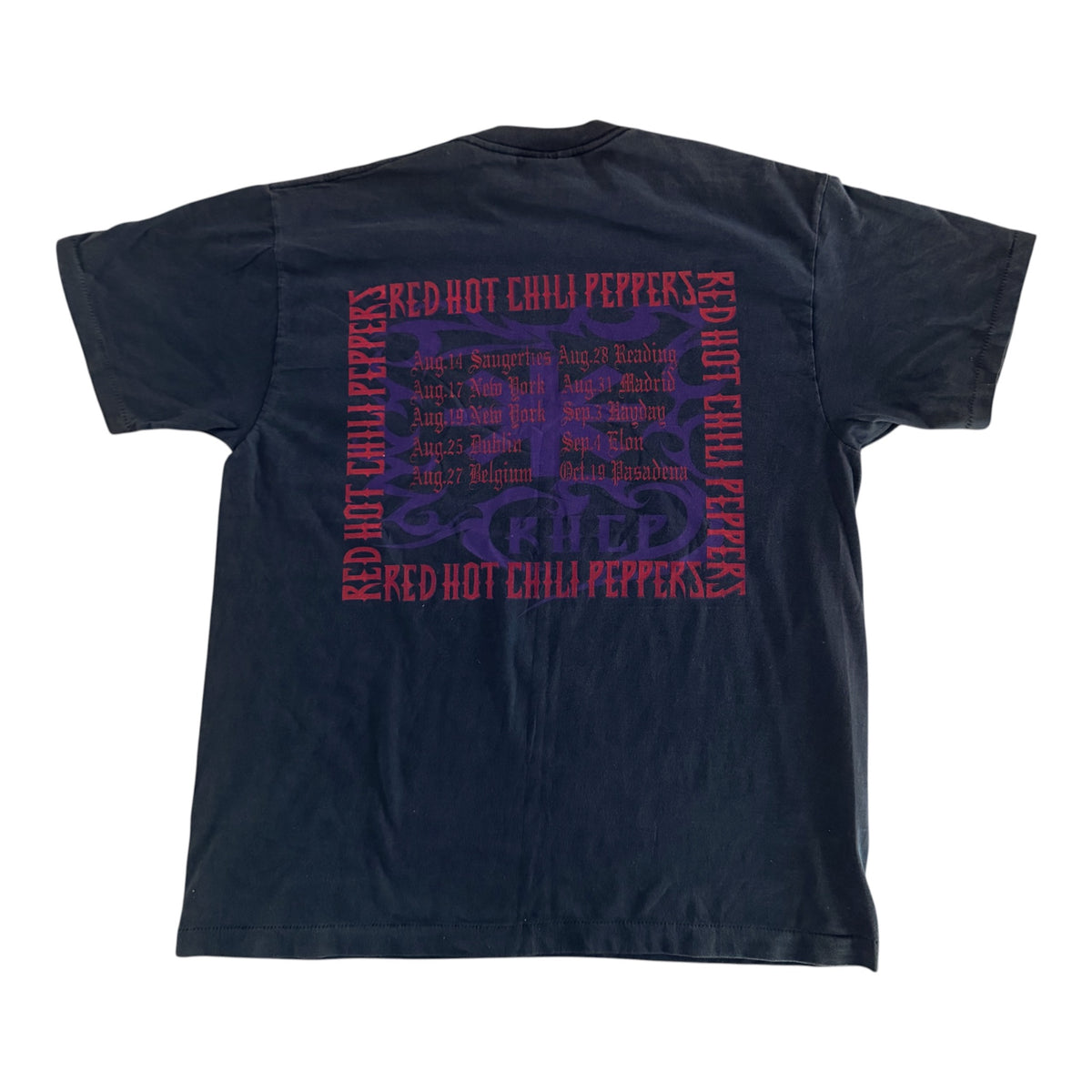 Red Hot Chili Peppers Tour Graphic Giant Band T-Shirt size XL