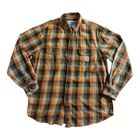 Carhartt Plaid Flannel Shirt, Medium