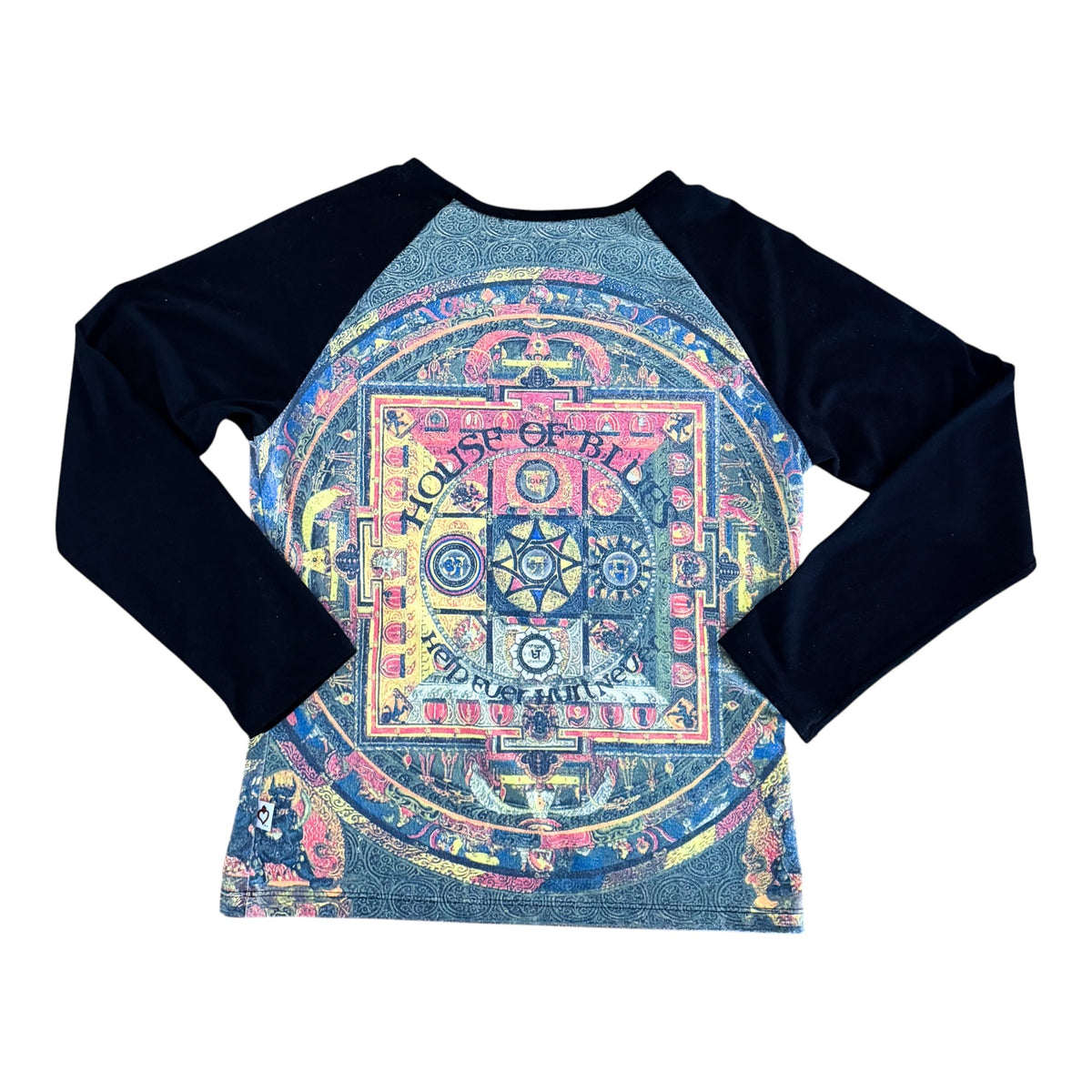 House of Blues Y2K Mandala Graphic Long Sleeve Top, Women’s XL