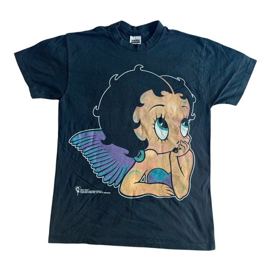 Betty Boop Angel Double Sided Tultex T-Shirt, Large