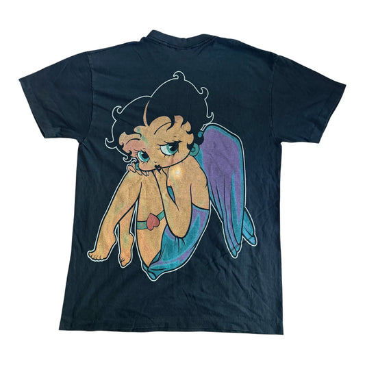 Betty Boop Angel Double Sided Tultex T-Shirt, Large