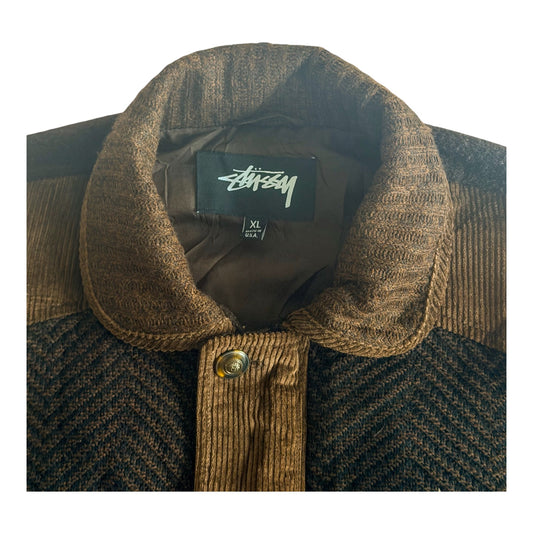 Stüssy Herringbone Corduroy Panel Jacket, XL