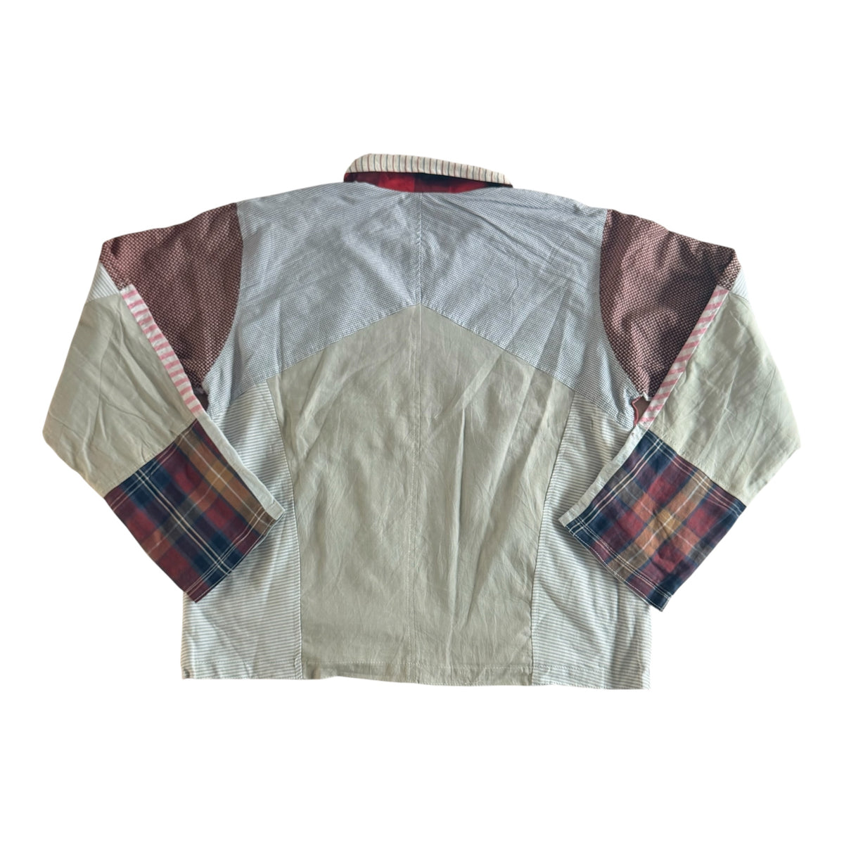 Polo Ralph Lauren Rework Oxford Patchwork Jacket, Large