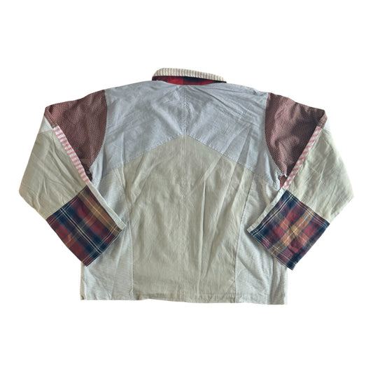 Polo Ralph Lauren Rework Oxford Patchwork Jacket, Large