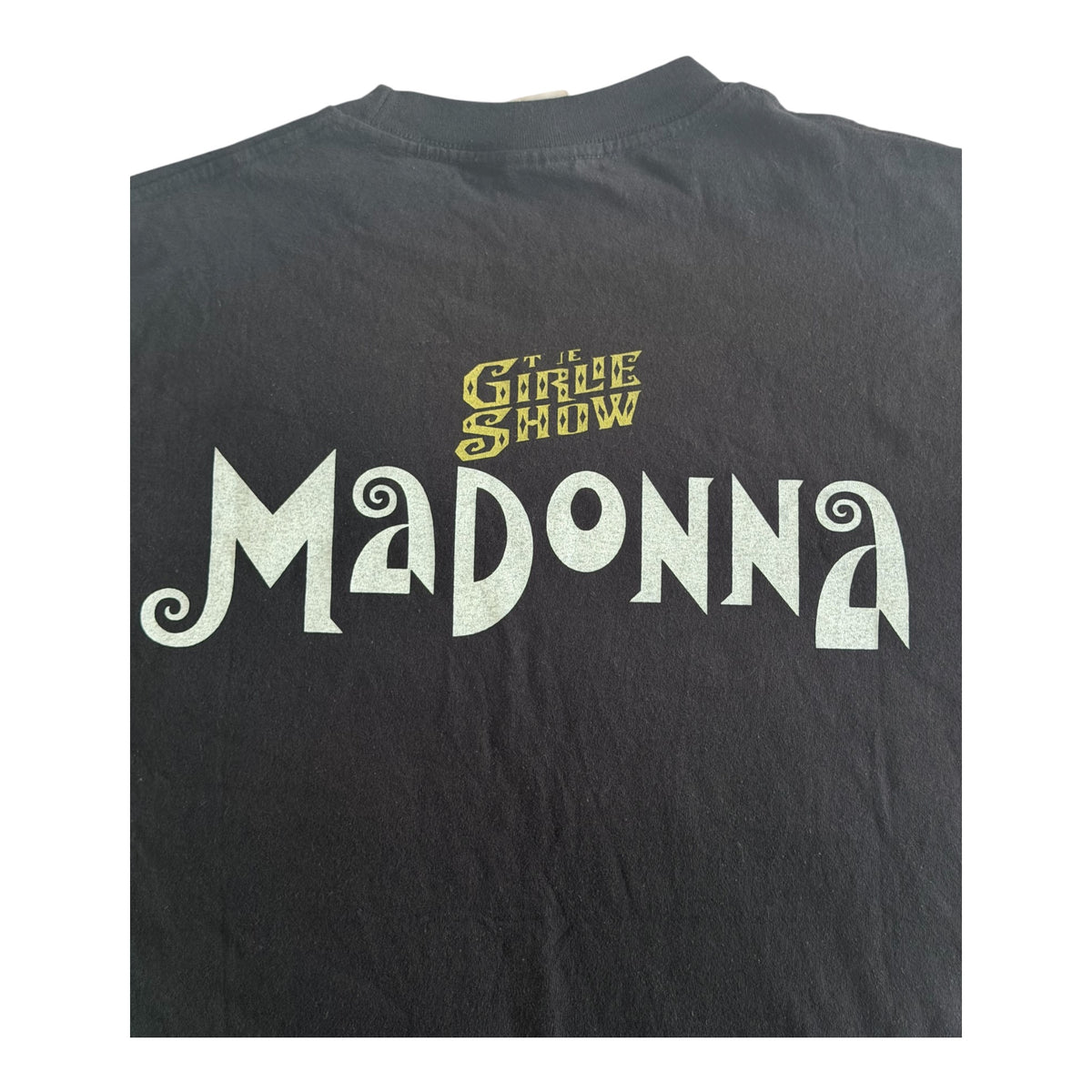 Madonna The Girlie Show Graphic Band T-Shirt, Large