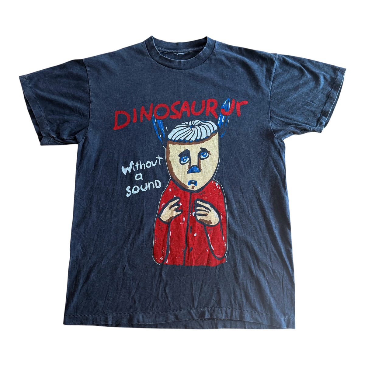 Dinosaur Jr Without a Sound Graphic Band T-Shirt, Large