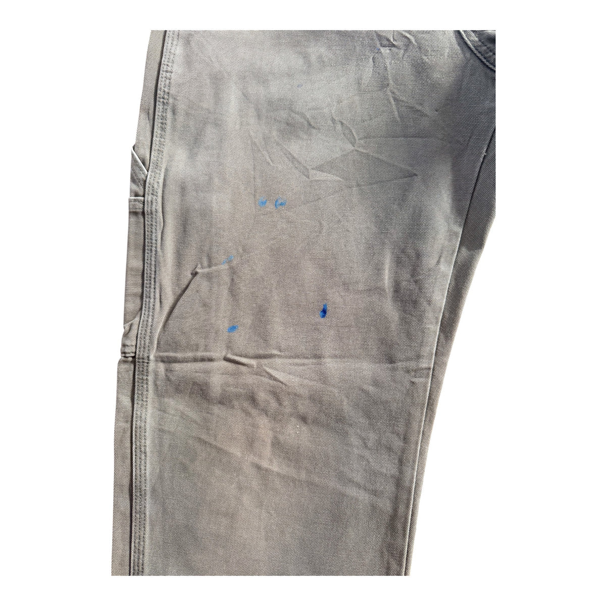 Dickies Green Cotton Canvas Carpenter Workwear Pants, 30W 30L