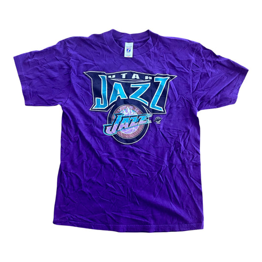 Utah Jazz Logo 7 NBA Graphic T-Shirt size Large