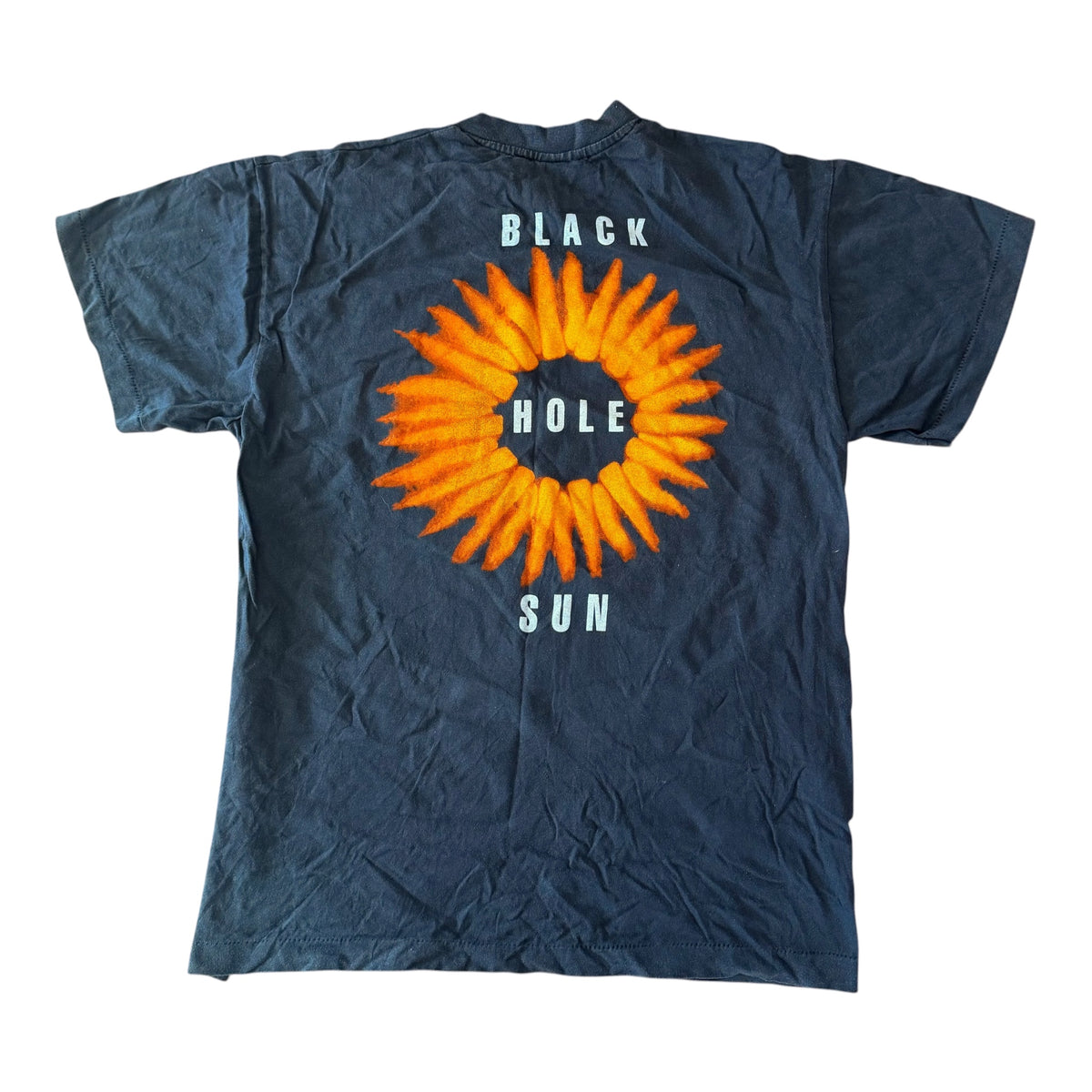 Soundgarden Black Hole Sun Double Sided Graphic T-Shirt, Large