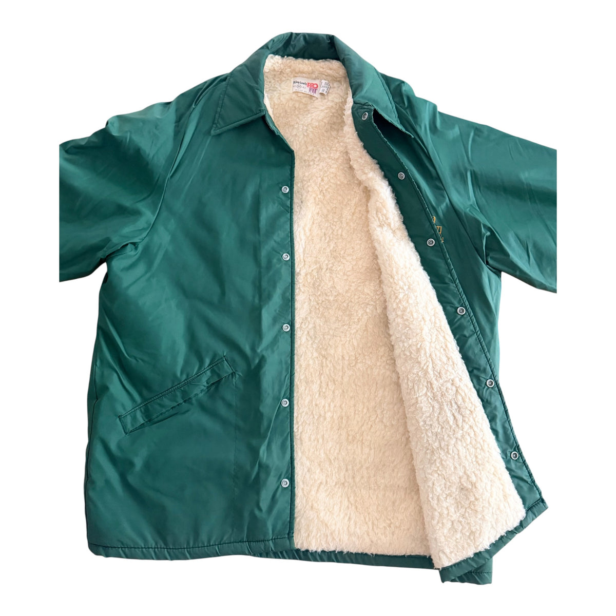 Vintage King Louie Cuyahoga Valley Sherpa Lined Jacket, Medium