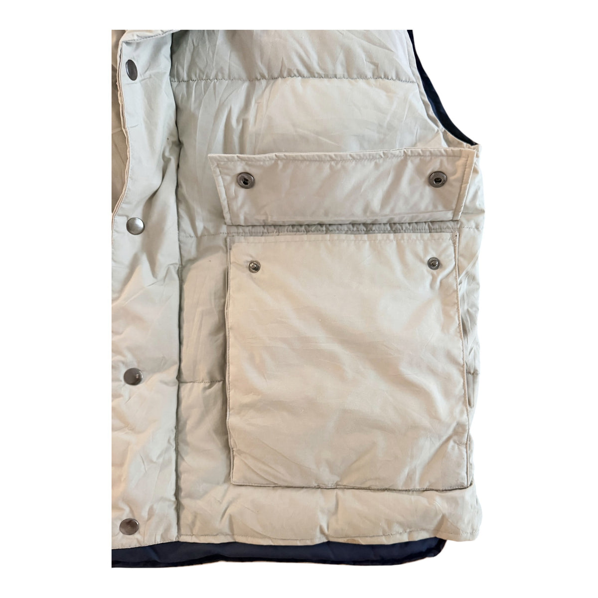 Woodlake Vintage Down Filled Puffer Vest, Large
