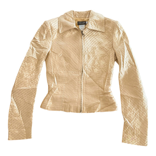 Vintage 2001 Luca Luca Silk Designer Sample Jacket size 40