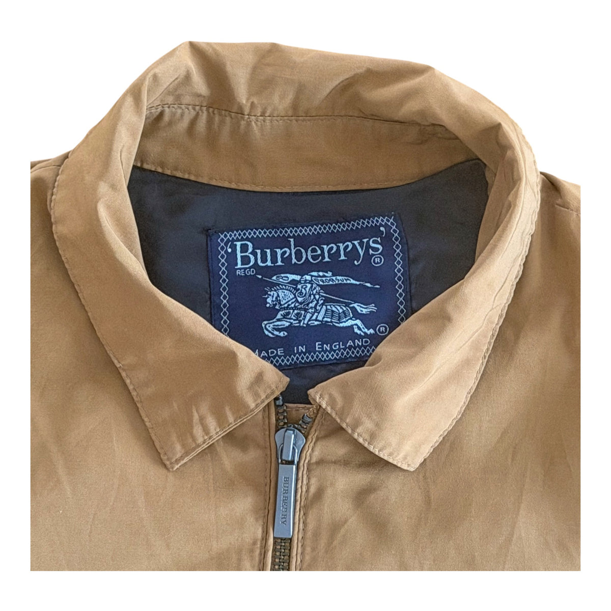 Burberrys Embroidered Harrington Jacket size M