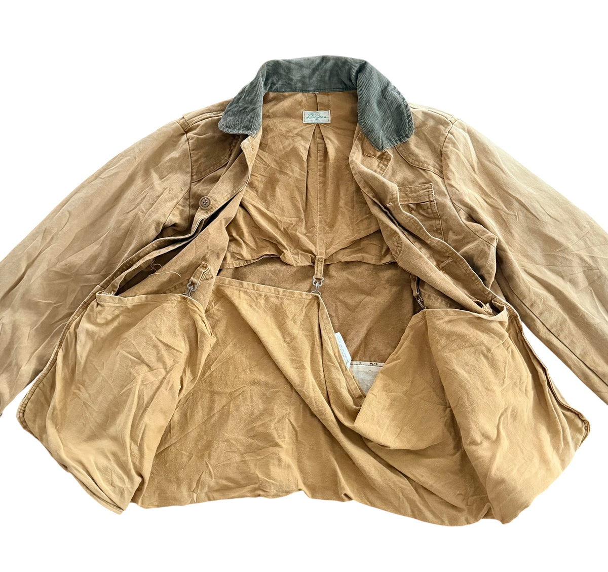 Vintage L.L Bean Canvas Duck Hunting Jacket, Large