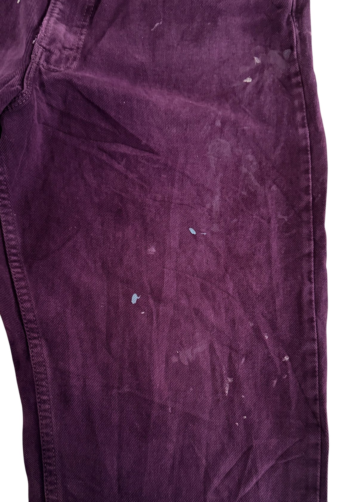 Vintage Levi's 554 Purple Paint Splatter Jeans W33 L32