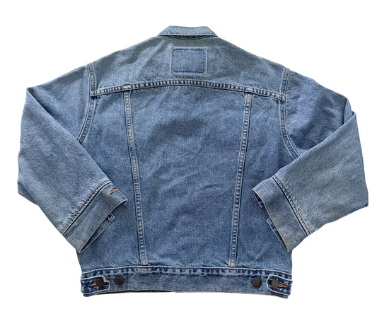 Levi's Vintage 1990s Blue Denim Trucker Jacket, Small