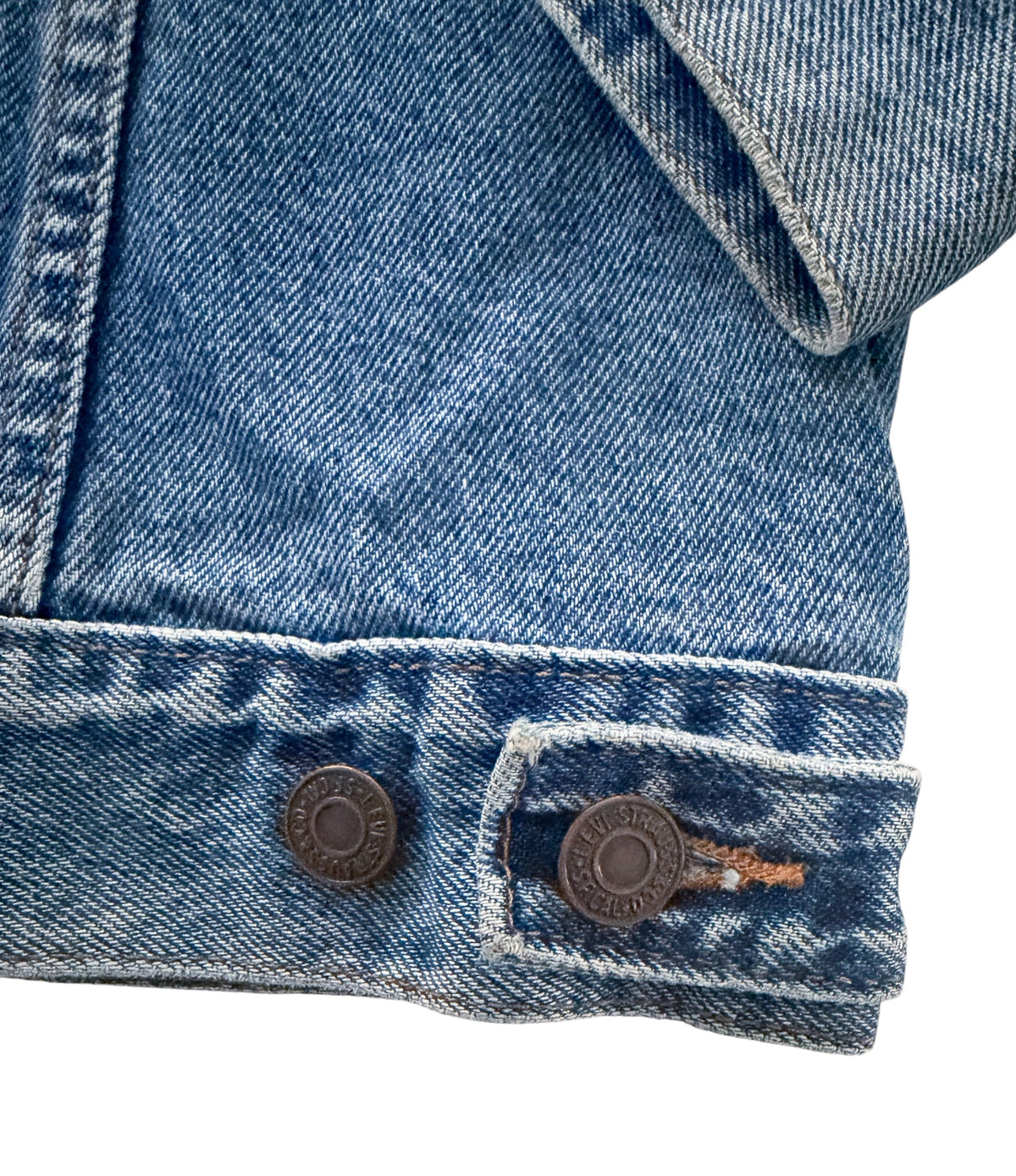 Levi's Vintage 1990s Blue Denim Trucker Jacket, Small