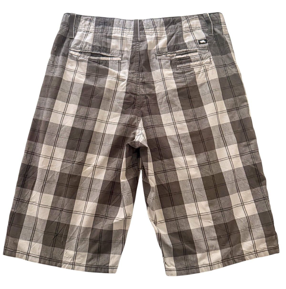 Tony Hawk Plaid Baggy Skate Jorts, Large