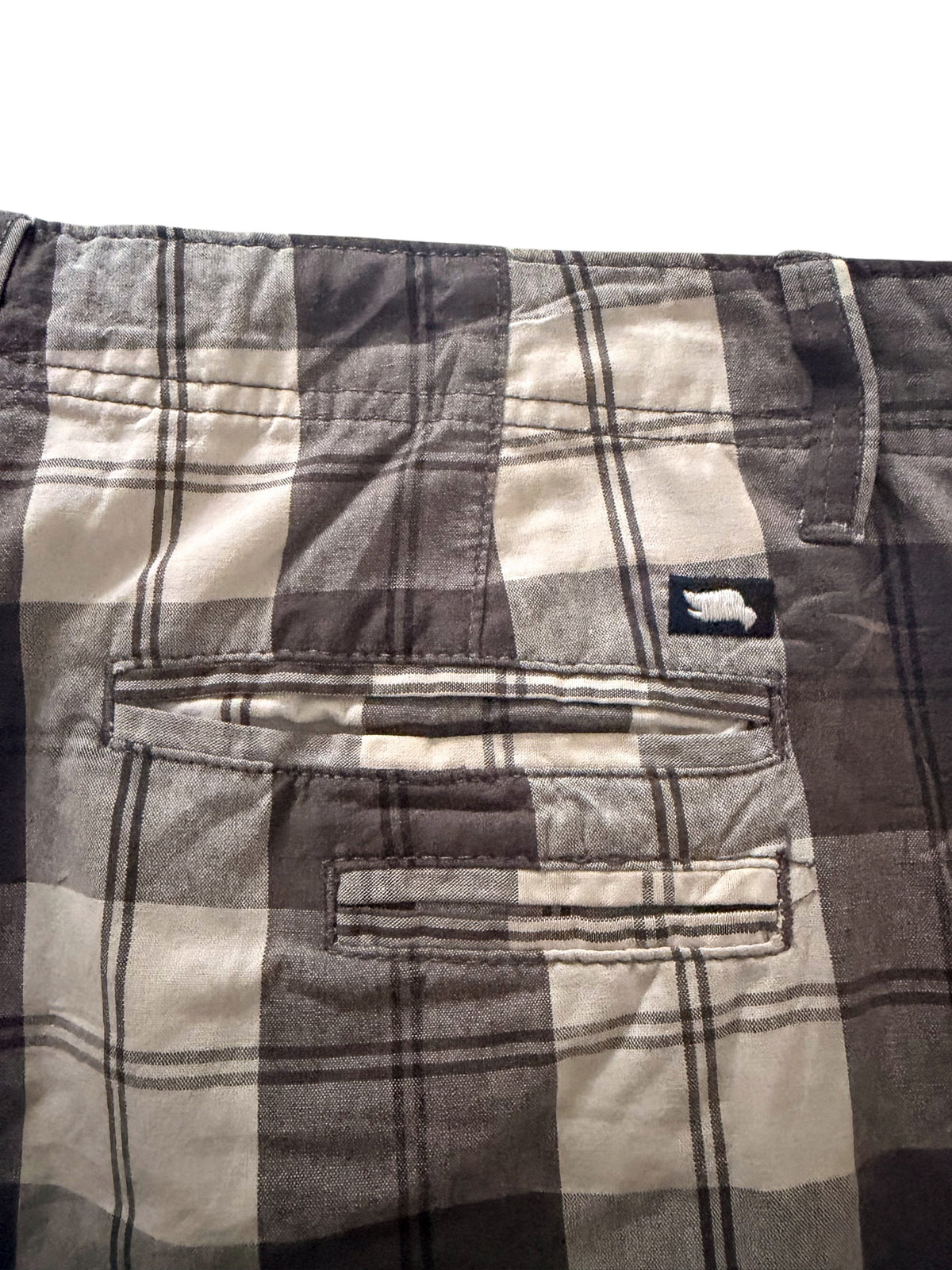 Tony Hawk Plaid Baggy Skate Jorts, Large