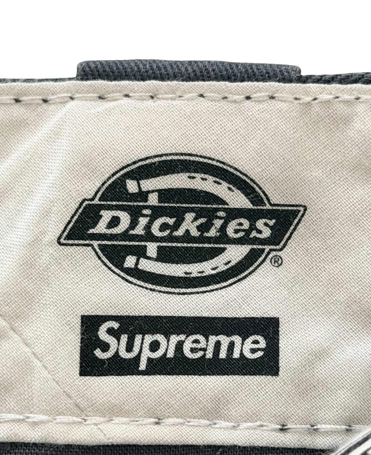 Supreme And Dickies Collab Charcoal Grey Panelled Work Shorts, Medium