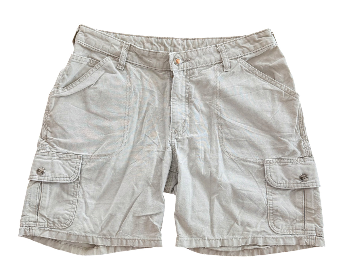 Carhartt Beige Canvas Cargo Utility Shorts, 31 W