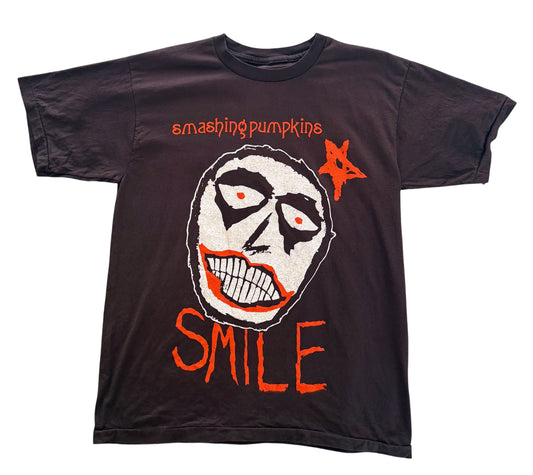 Smashing Pumpkins Smile Double Sided Band T-Shirt, Large