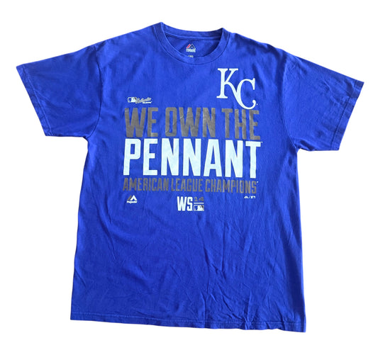Kansas City Royals 2014 American League Champions T-Shirt, Large