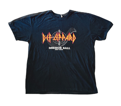 Def Leppard 2011 Mirror Ball Tour Band Artist Tee Large